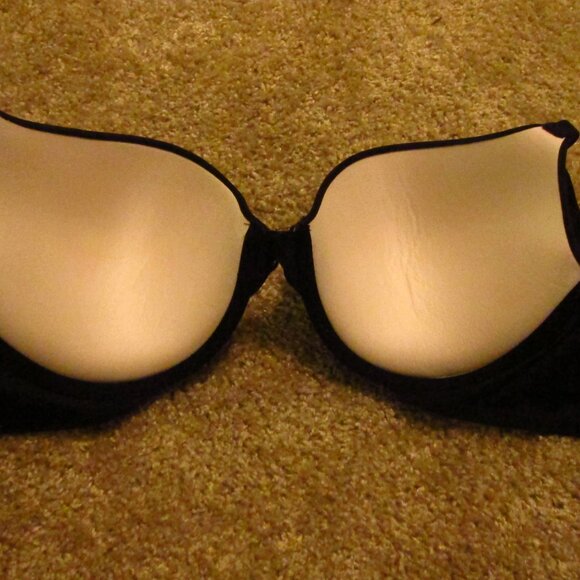 PINK by Victoria's Secret Black Wear Everywhere Push Up Bra Size 38D - Picture 4 of 5